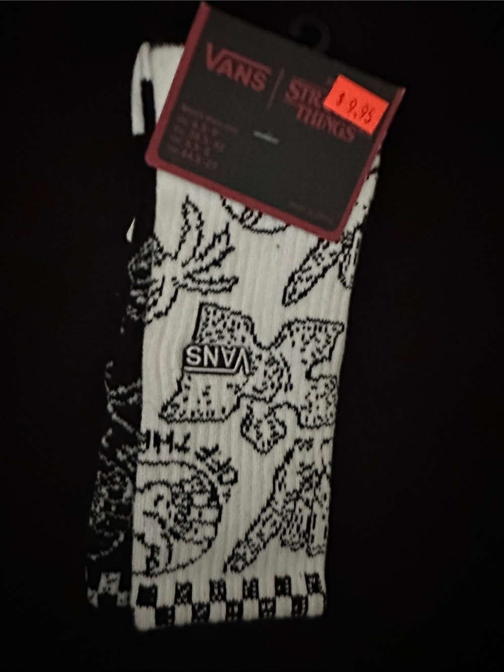 Stranger Things Vans  Crew Socks